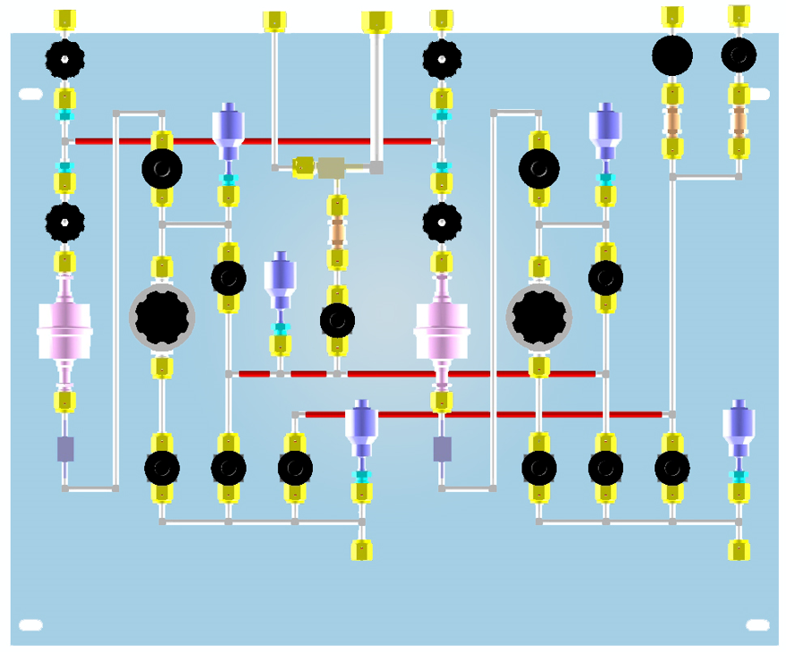 雙鋼同屬性氣體盤面型式